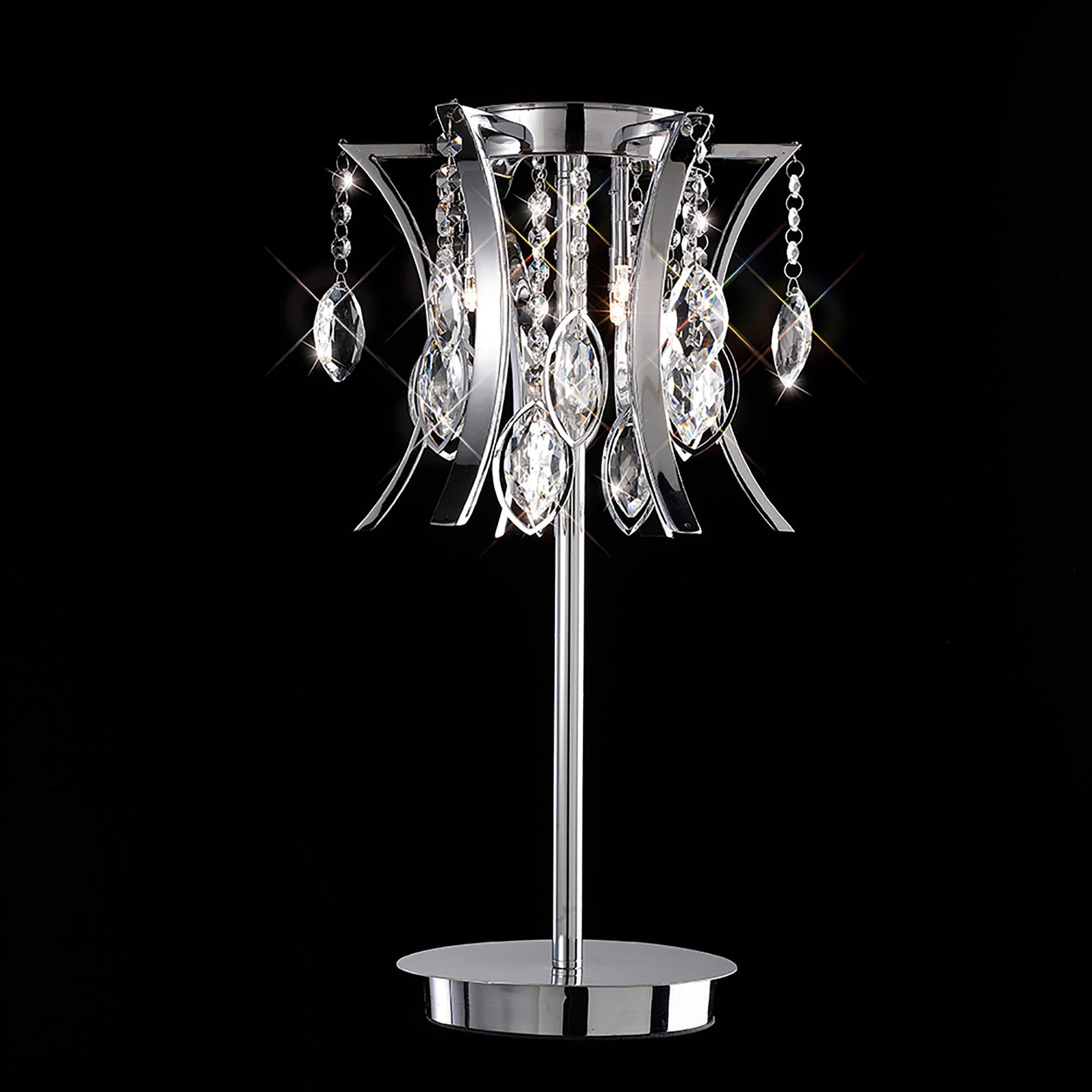 IL30535  Mios Crystal Table Lamp 3 Light